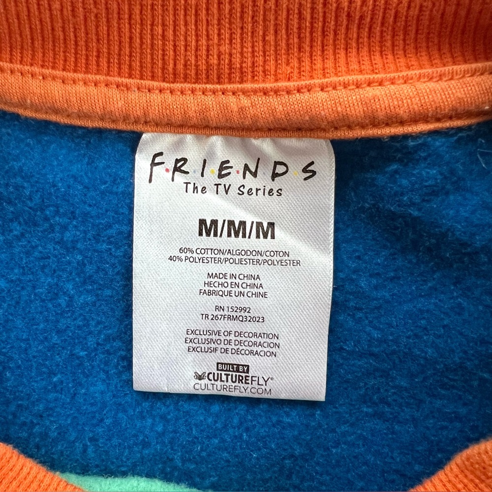 Culturefly Vintage The Routine Colorblock Sweatshirt Ross & Monica Size Medium - Picture 7 of 11